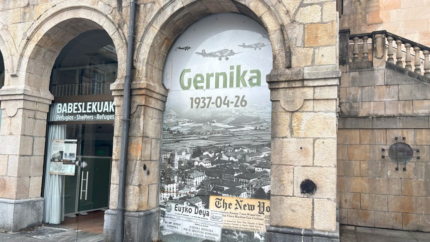 On 26 April 1937, German and Italian warplanes, supporting Franco’s Nationalist forces, destroyed the Basque town of Guernica (Azad Essa/MEE)